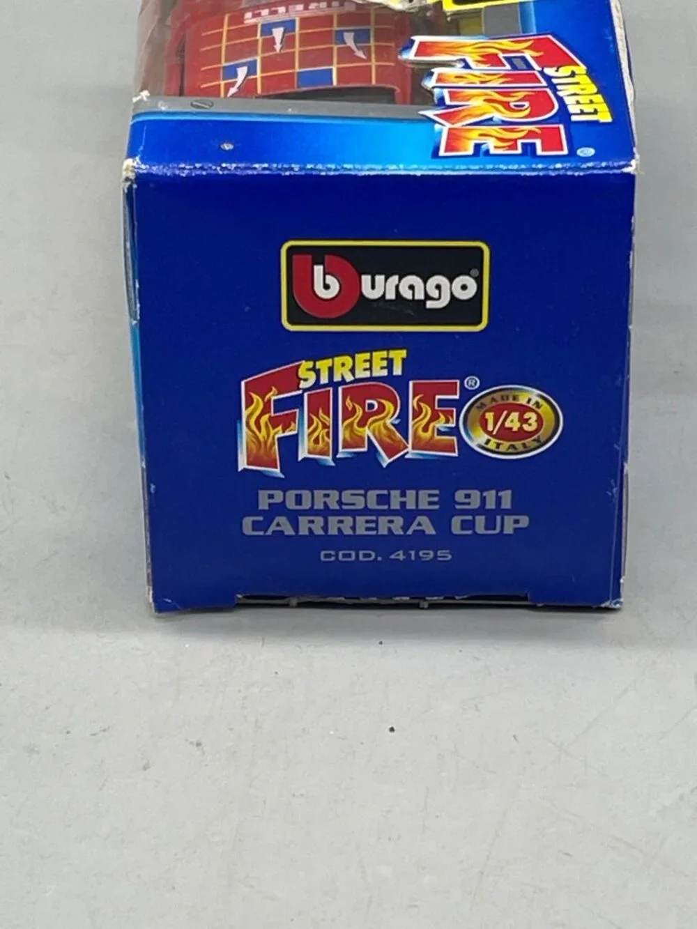 Burago Street Fire Collection Porsche 911 Carrera Cup COD. 4195 Made in READ